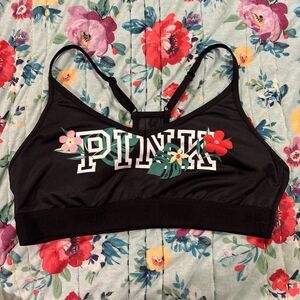 PINK Active  by Victorias Secret tropical Ultimate Lightly Lined sports bra